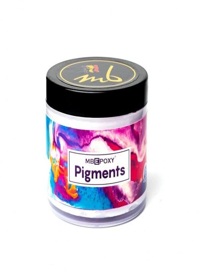 MBEPOXY Pigment White Opaque | 100g | Super Concentrated Epoxy-Based Pigment for Resin Art, Flooring, and More | Pack of 2 - Image 1